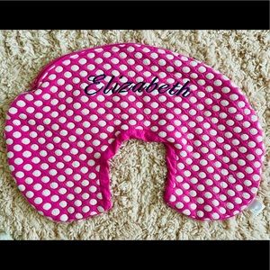 Pottery Barn Boppy cover Elizabeth monogram